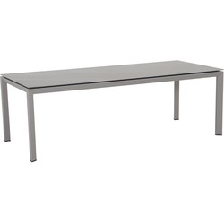 Domingo tafel - 230x100 cm - taupe - Centostone Napoli sand