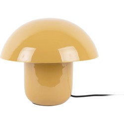 Tafellamp Fat Mushroom - Geel - 29x29x25cm