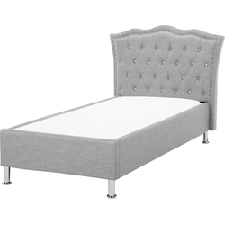 METZ - Kinderbed - Lichtgrijs - 90 x 200 cm - Polyester
