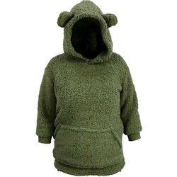 Unique Living - Hoodie kids Pippa Winter Green -50x70cm