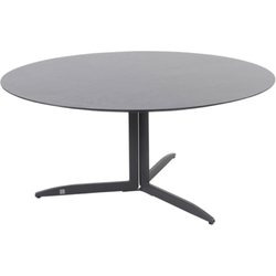 4SO Embrace Tafelframe Antracite Met Embrace Tafelblad Slate Antracite Ø 160 cm