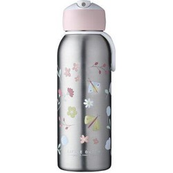 Isoleerfles flip-up Campus 350 ml Flowers & butterflies