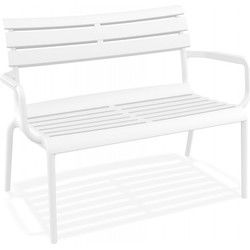 AROMA XL tuinbank 116x70x75 cm Wit