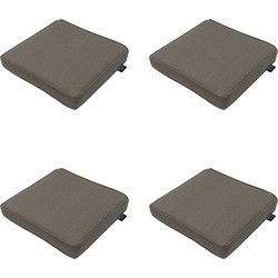 Madison -  Zitkussen Taupe canvas eco+ - Ca. 40x40 cm - Set van 4