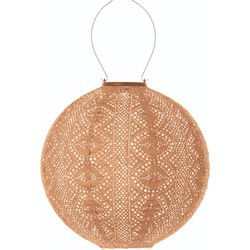 Round 30 Lace Apricot Solar lampion