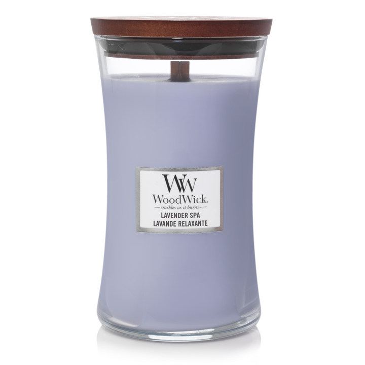 Woodwick Large Candle Lavender Spa - 