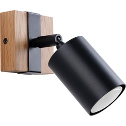 Scandinavische wandlamp Engstrom Zwart