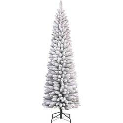 Black Box Trees Kunstkerstboom Jurva - 71x71x215 cm - PVC - Bevroren Groen