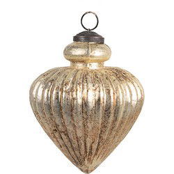 Clayre & Eef Kerstbal Goudkleurig Glas