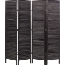 AVENES - Kamerscherm - Donkerbruin - Hout