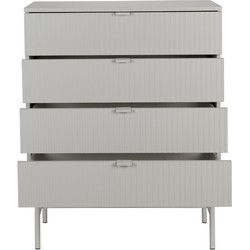 Ladekast Vierkant - Gelakt Wit - 79x40x100cm - Cayo