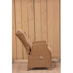 Darwin verstelbare stoel rattan grey