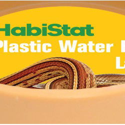 Habistat Aquadistri ronde plastic water bak groot 13 x 13 x 4,5 cm