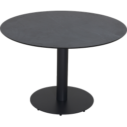 Sieb ronde tuintafel zwart - Ø110 cm