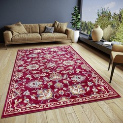 Klassiek vloerkleed - Caracci Rood / Multi - 80 X 120 CM