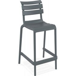 Halfhoge snackkruk NOBU MINI 52x55x95 cm Grijs
