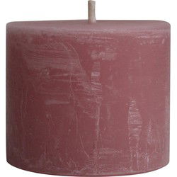 PTMD Kaars New Rustic Outdoor - 15x15x12 cm - Parrafin - Antikrosa