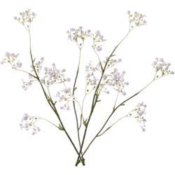 3x stuks kunstbloemen Gipskruid/Gypsophila takken wit 66 cm - Kunstbloemen