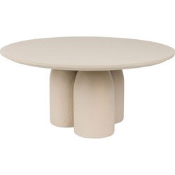 Housecraft Living Ces Salontafel Rond 75 cm Beige