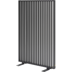 HESPERIDE HIXA Kamerscherm - voor buiten - Schedingswand - Roomdivider - 120x180cm - Zwart - Staal
