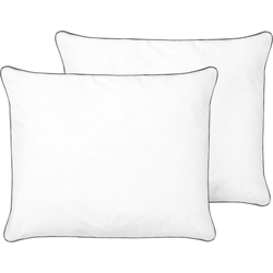 PELISTER - 2x Hoofdkussen hoog - Wit - 50 x 60 cm - Japara