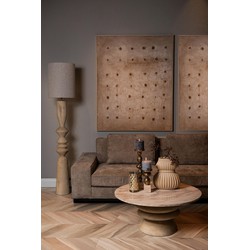 PTMD Staande Lamp Elaine - 20x20x130 cm - Hout - Naturel