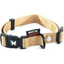 MARTIN HALSBAND VERSTELBAAR NYLON BEIGE 20-30X1 CM