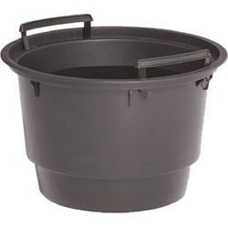 1x Kunststof binnenpotten/inzetbakken voor bloempotten/plantenpotten 8 liter - Plantenpotten