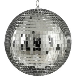 House of Seasons Kerst Discobal - Ø25 cm - Zilver