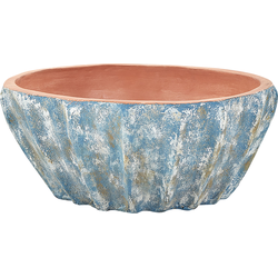 Beliani OSTRYA - plantenbak voor buiten-Blauw-Terracotta