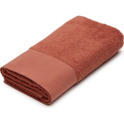 Kave Home - Takeshi handdoek van 100% katoen in roze 50 x 90 cm