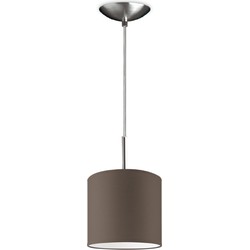 hanglamp tube deluxe bling Ø 16 cm - taupe