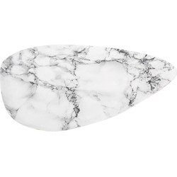 Dienblad Marble Look  - Wit - 34x30x1 cm