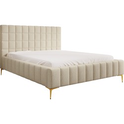 Meubella Tweepersoonsbed Great - Beige - 180x200 cm