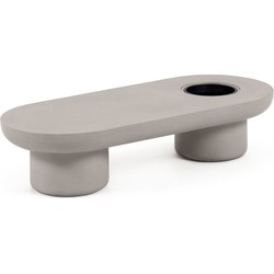 Kave Home - Taimi betonnen salontafel voor buiten Ø 140 x 60 cm
