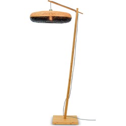 Vloerlamp Palawan - Bamboe/Zwart - Ø77cm