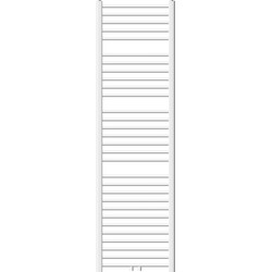 Badkamerradiator Sahara 500x1800 mm Wit recht met middenaansluiting