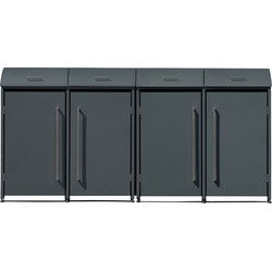 Westmann Moderna Containerombouw - Afvalbak kliko ombouw 4 containers