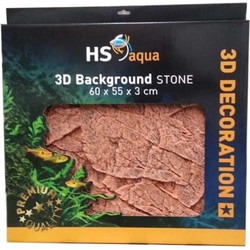 Aqua 3D Background Stone Brown 60X55X3 - Hortus