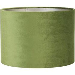 Light & Living - kap - Velours - groen - textiel - Ø 20cm - E27 - 2220058