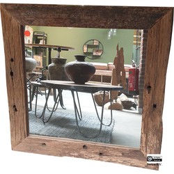 Benoa Vinton Mirror Rough Teak 80 cm