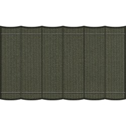 Compleet pakket: Shadow Comfort Harmonicadoek 2x4m Deep Grey met buitendoekreiniger