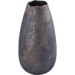 PTMD Semin Bloempot - 21x21x38 cm - Aluminium - Zilver