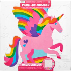Ooly Ooly Colorific Canvas Verf op Nummer Kit Magische Eenhoorn