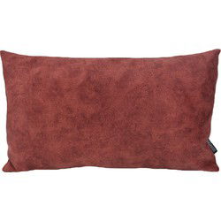 Sierkussen Olivia Donkerrood Long | 30 x 50 cm | Polyester