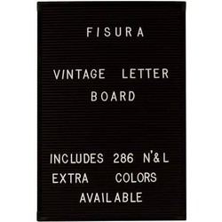 Fisura Letterbord zwart