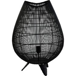 Tafellamp Yumi - Zwart - Ø40cm