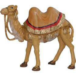 Kerststal figuur kameel miniatuur beeldje 13 cm dierenbeeldjes - Kerstbeeldjes
