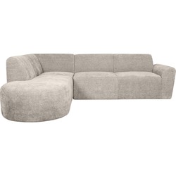 LABEL51 Hoekbank Espen - Naturel - Elite - Links