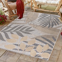 Sunny Outdoor - Binnen en Buiten Vloerkleed - Beige - Tapijt voor Tuin Terras Balkon- 160x230 CM